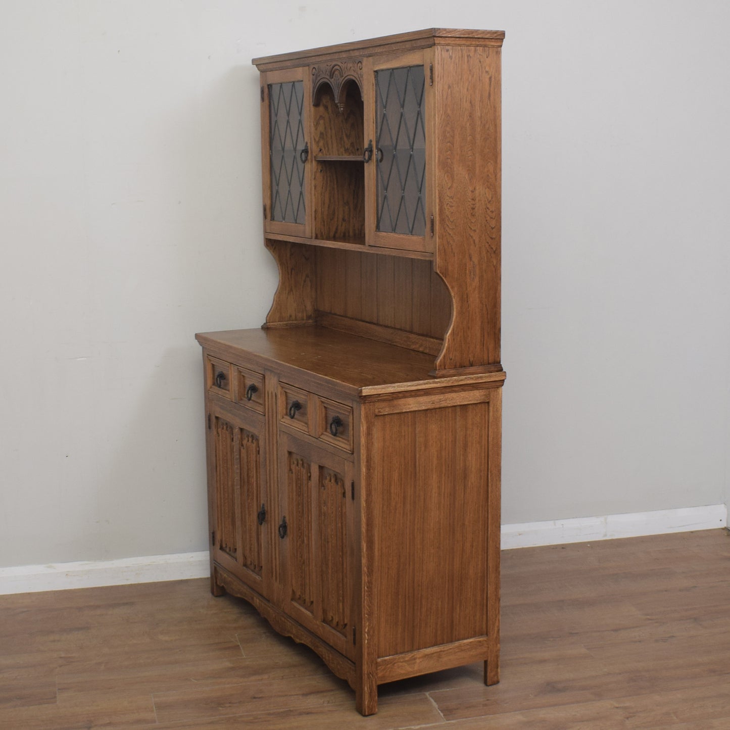 Oak Glazed Dresser/ Sideboard