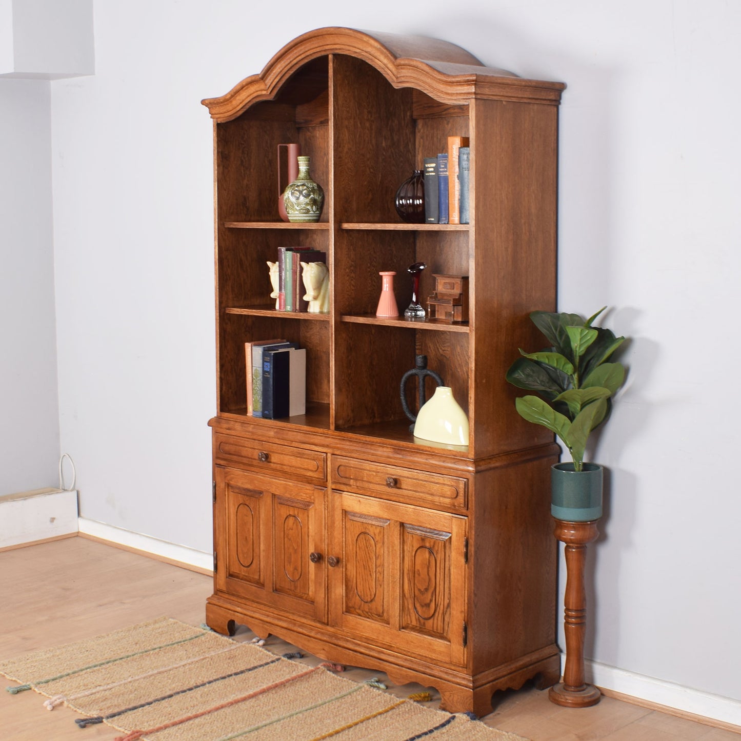 Restored Oak Bookcase