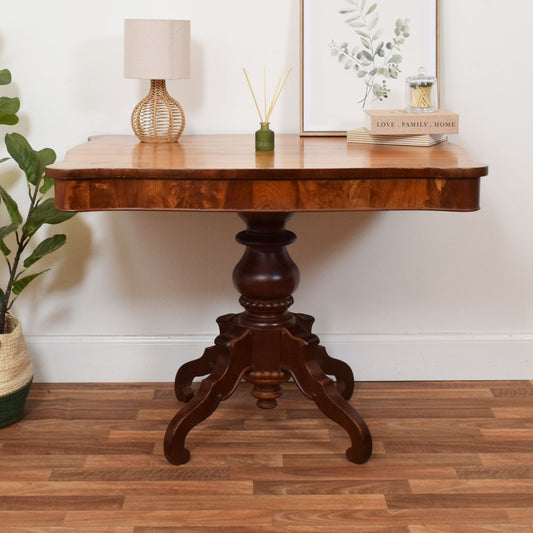 Restored Walnut Occasional Table