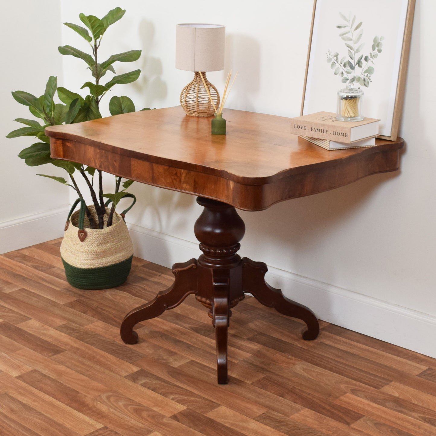 Restored Walnut Occasional Table