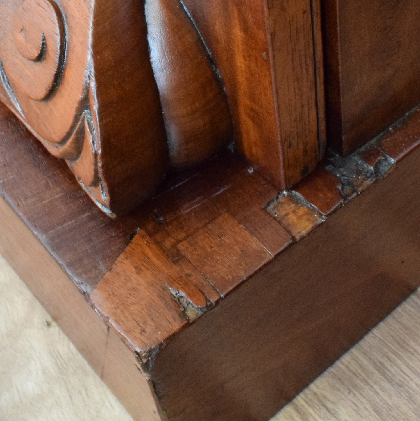 Marble Top Mahogany Bedsides