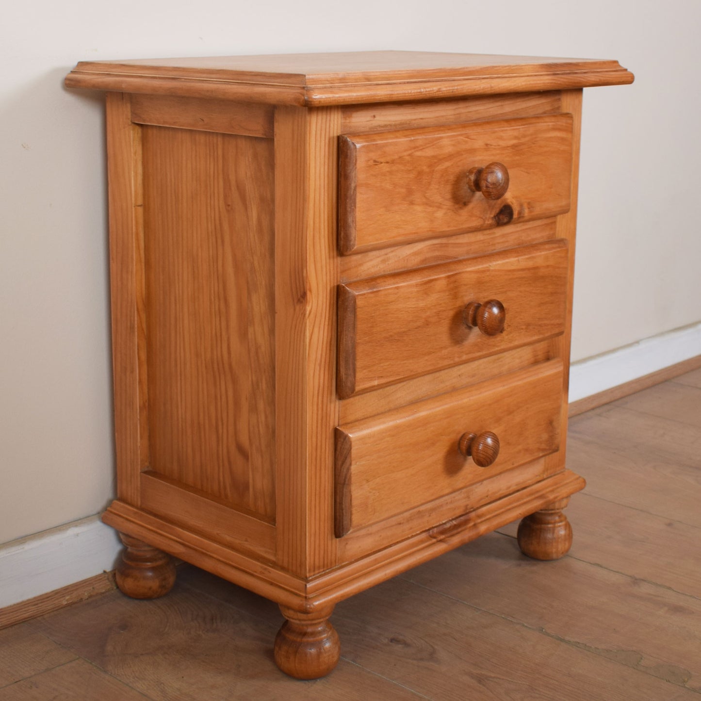 Pair of Pine Bedside Drawer Units