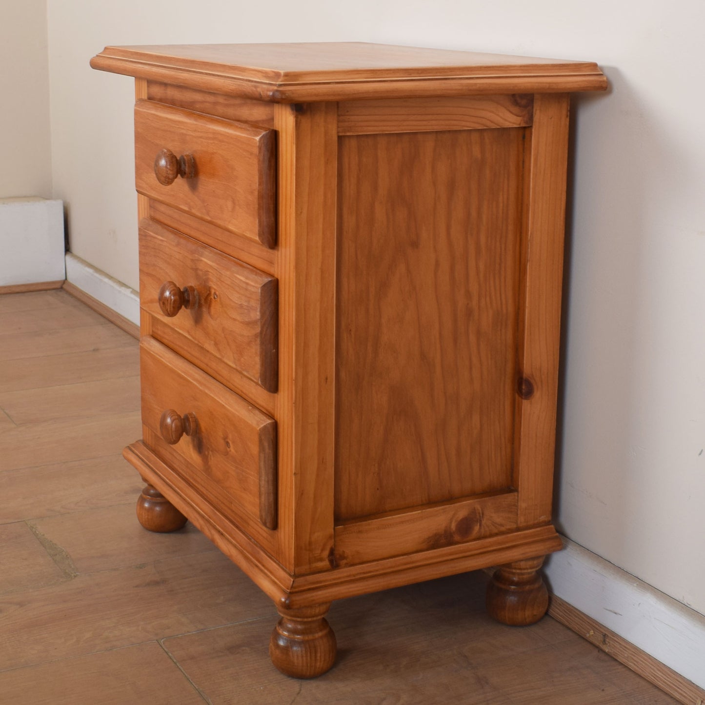 Pair of Pine Bedside Drawer Units
