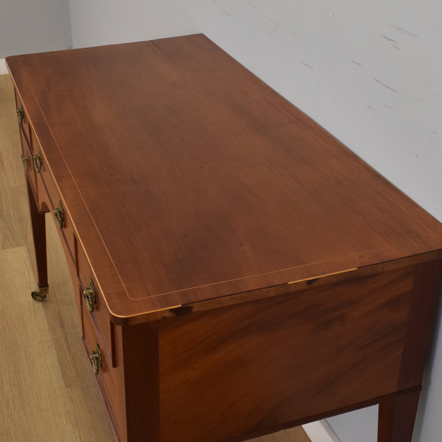 Refinished Mahogany Desk