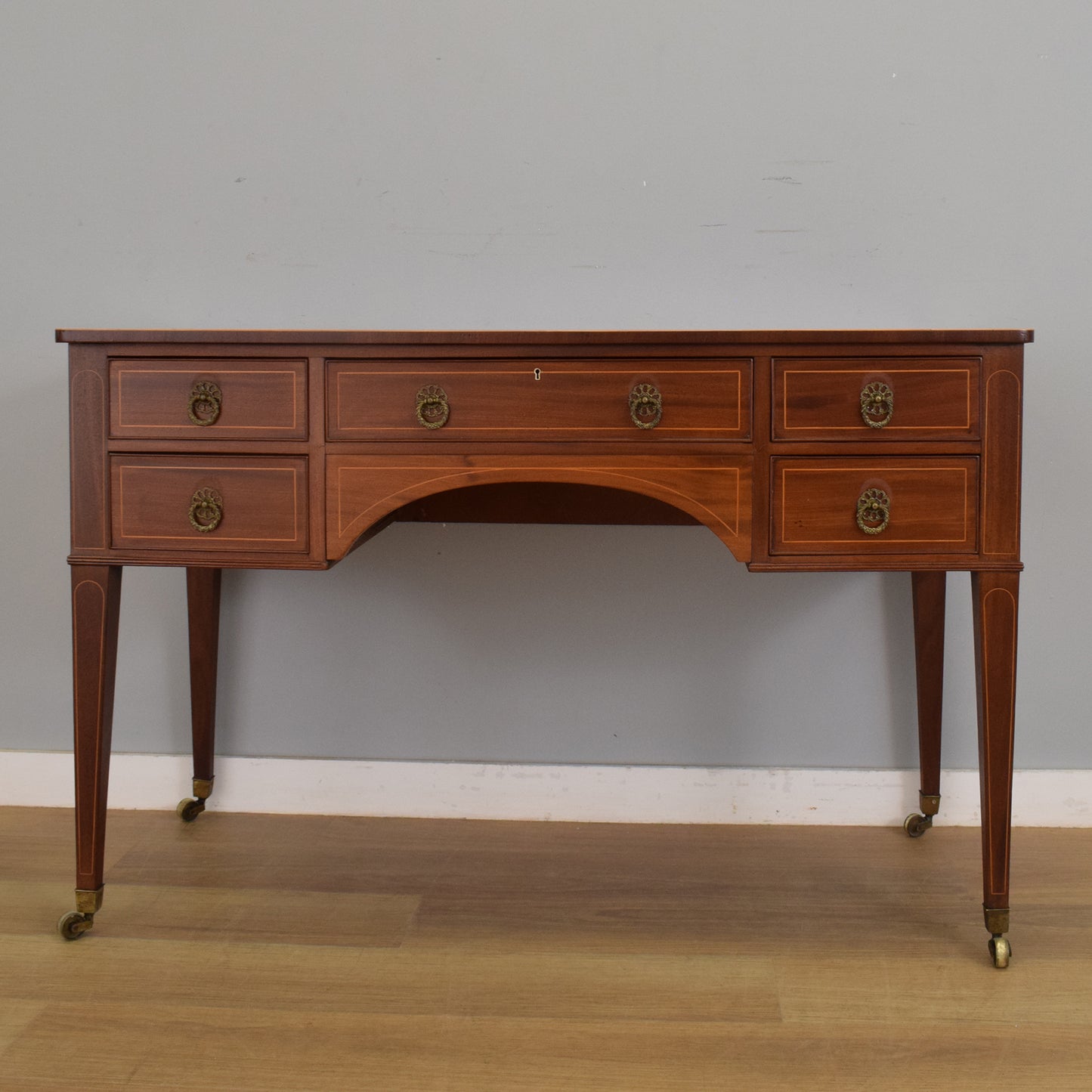 Refinished Mahogany Desk