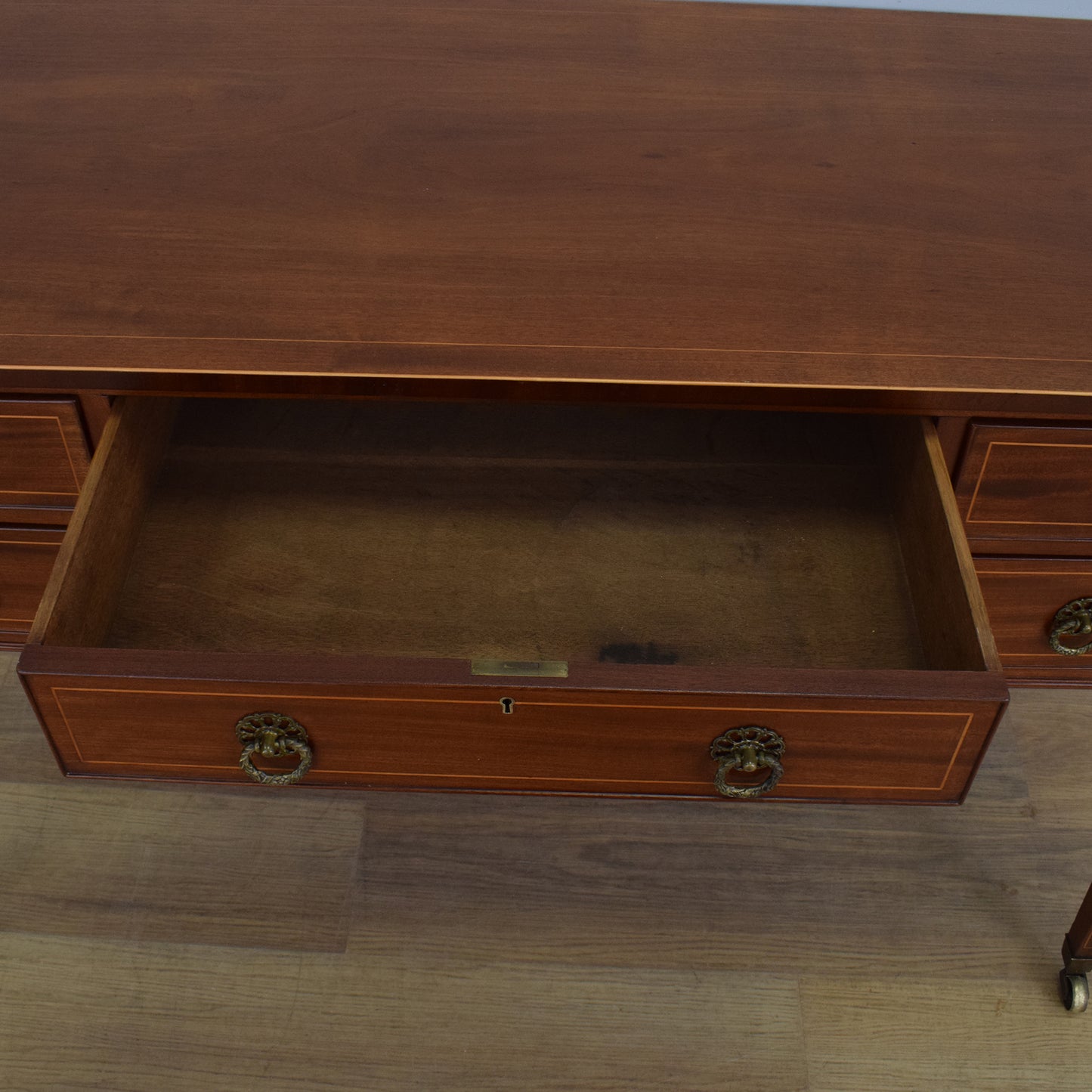 Refinished Mahogany Desk