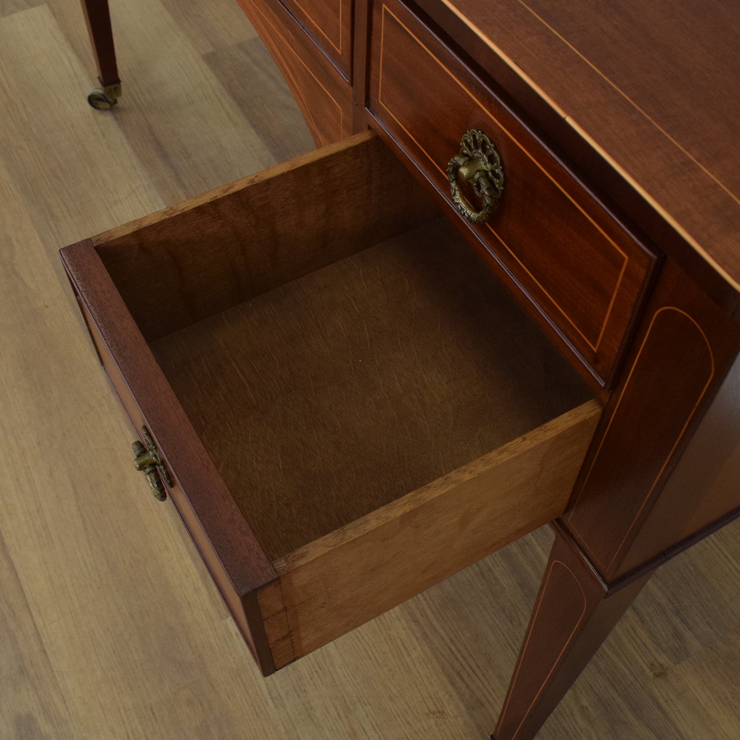 Refinished Mahogany Desk