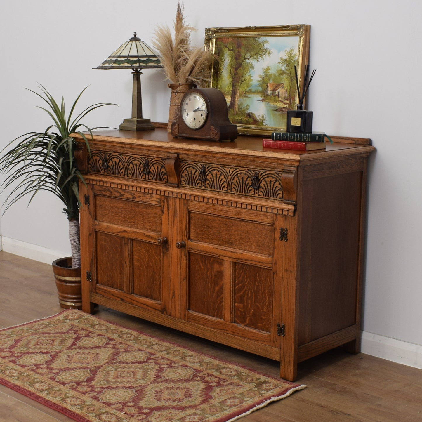 Restored Oak Sideboard