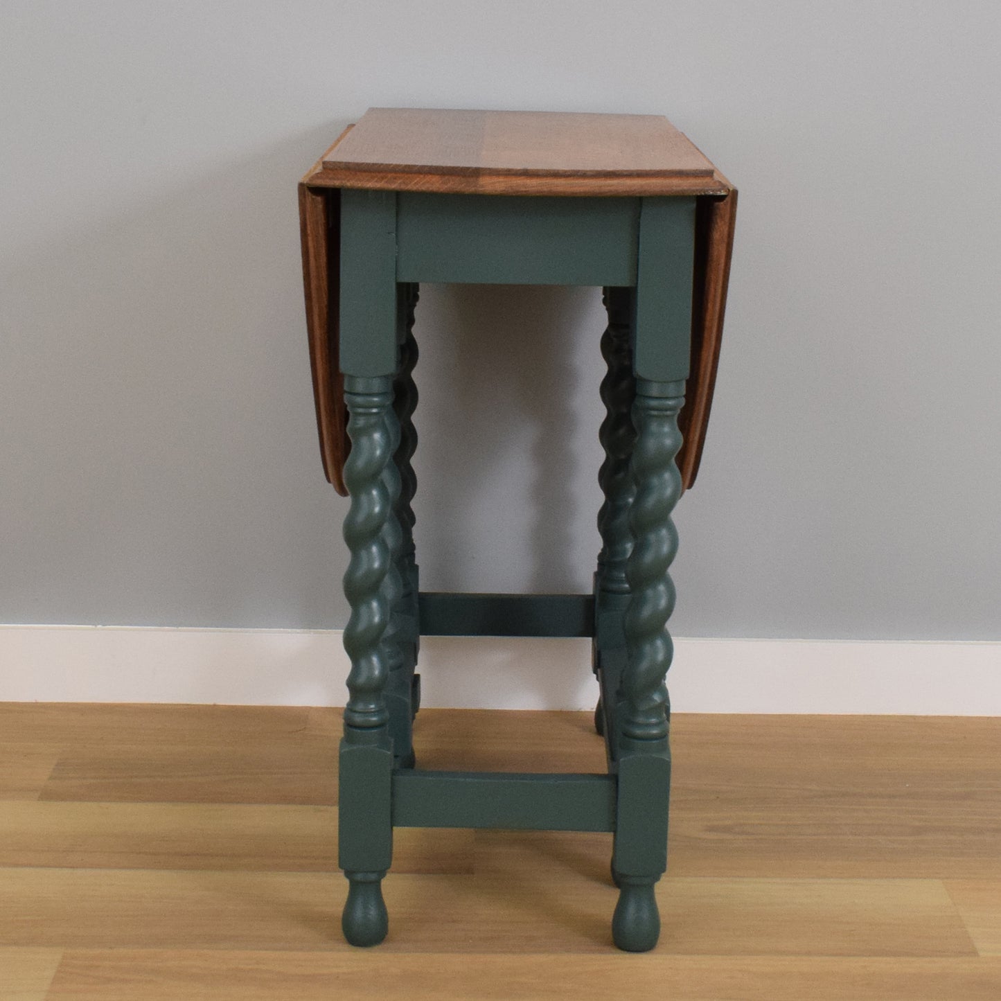 Painted Barley-Twist Drop Leaf Table