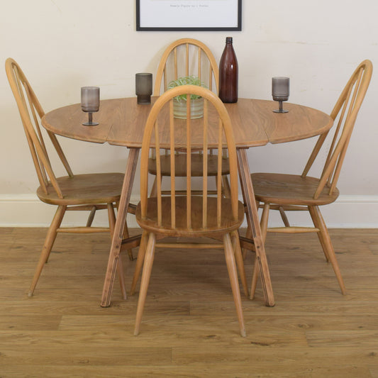 Ercol Table and Four Chairs