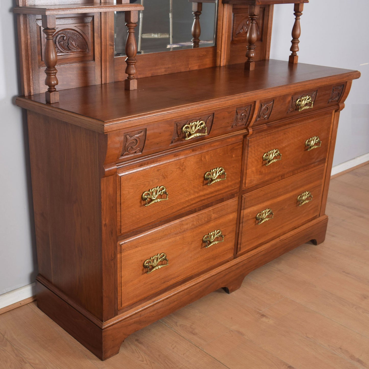 Mahogany Mirror-Back Sideboard