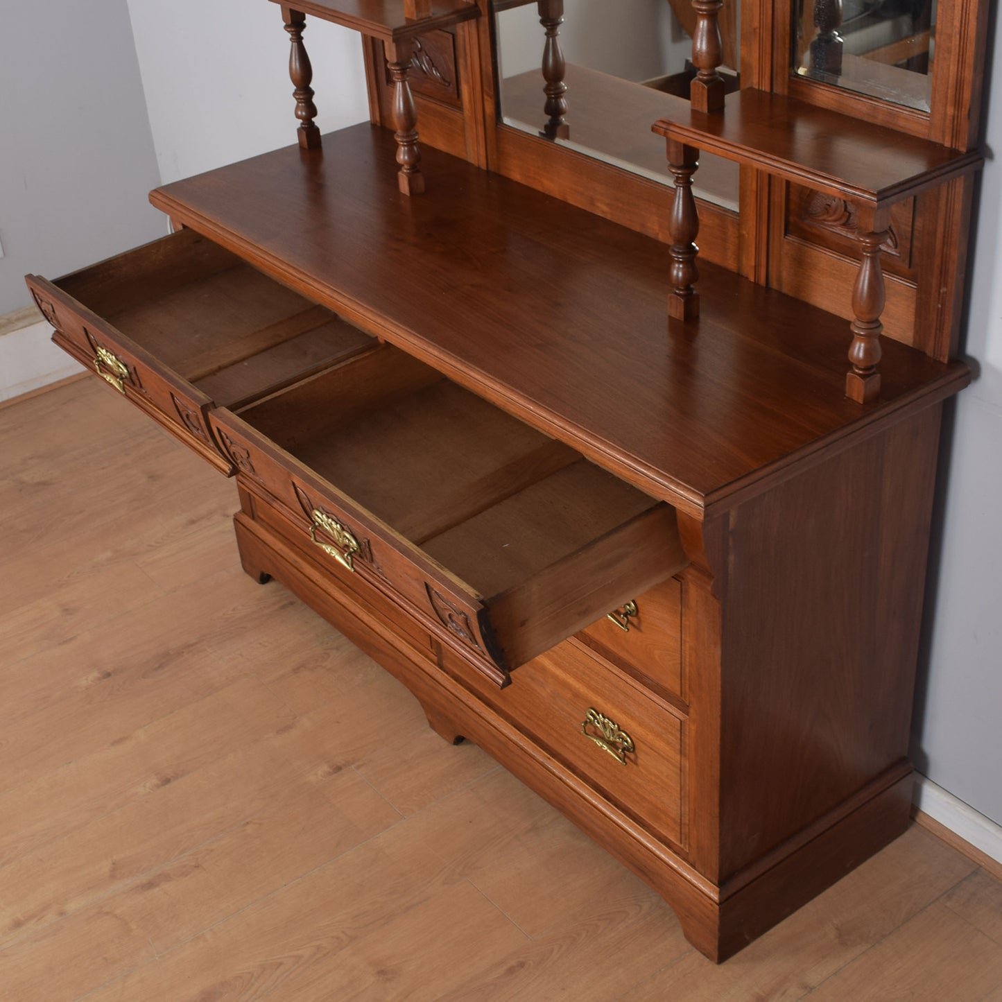 Mahogany Mirror-Back Sideboard