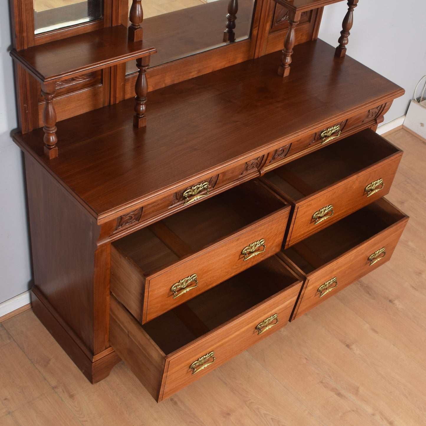 Mahogany Mirror-Back Sideboard