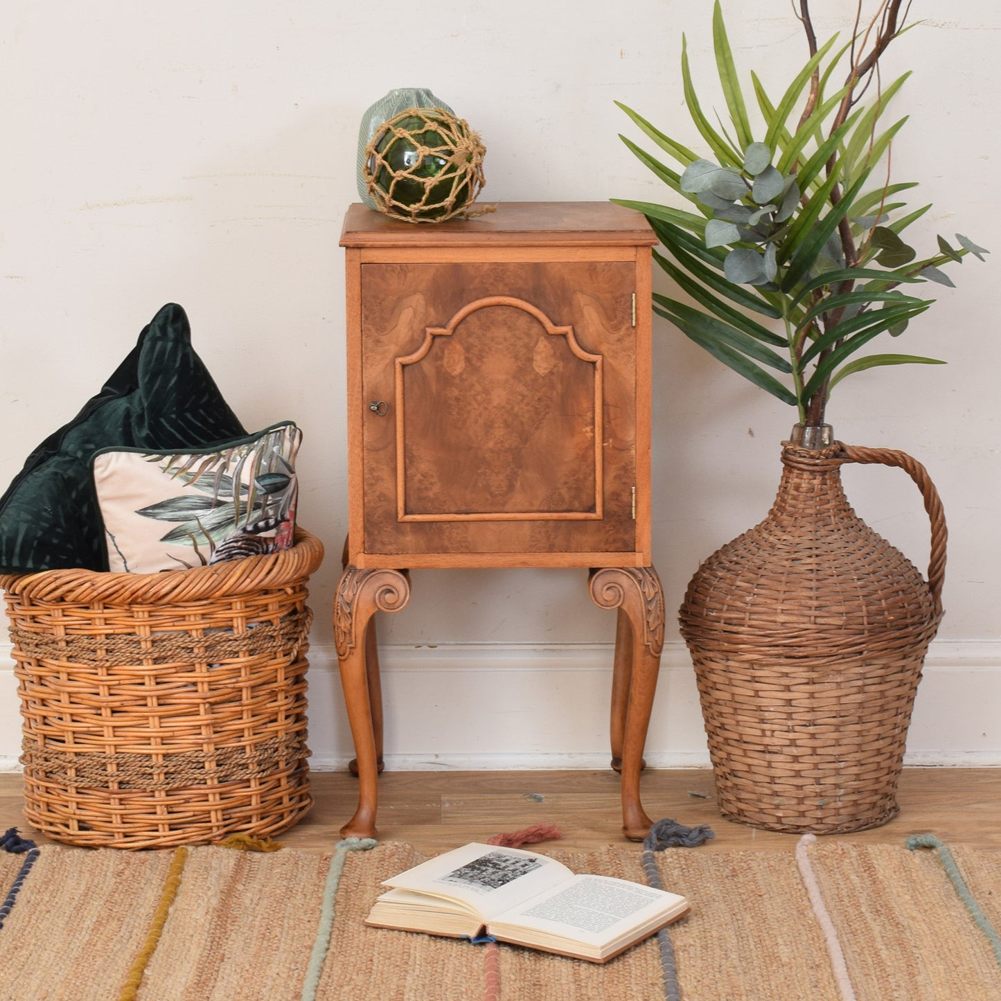 Walnut Veneer Bedside