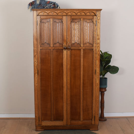 Vintage Oak Wardrobe