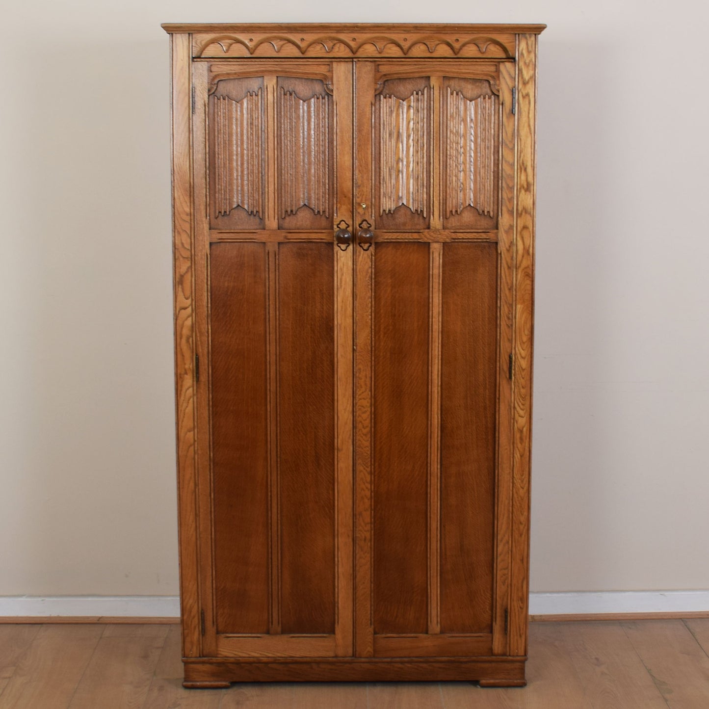Vintage Oak Wardrobe