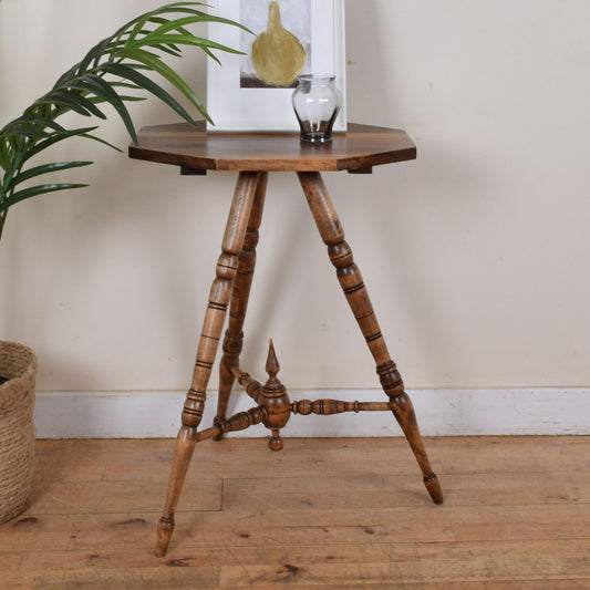 Carved Sheesham Side Table