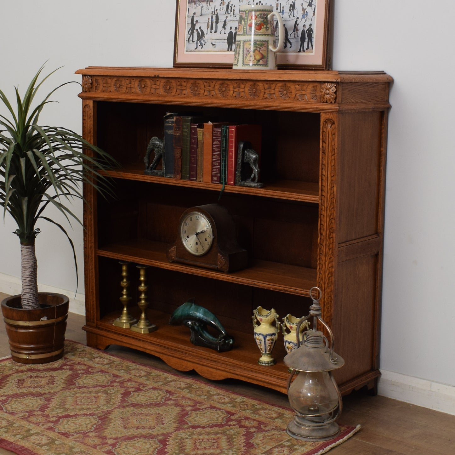 Restored Oak Bookcase