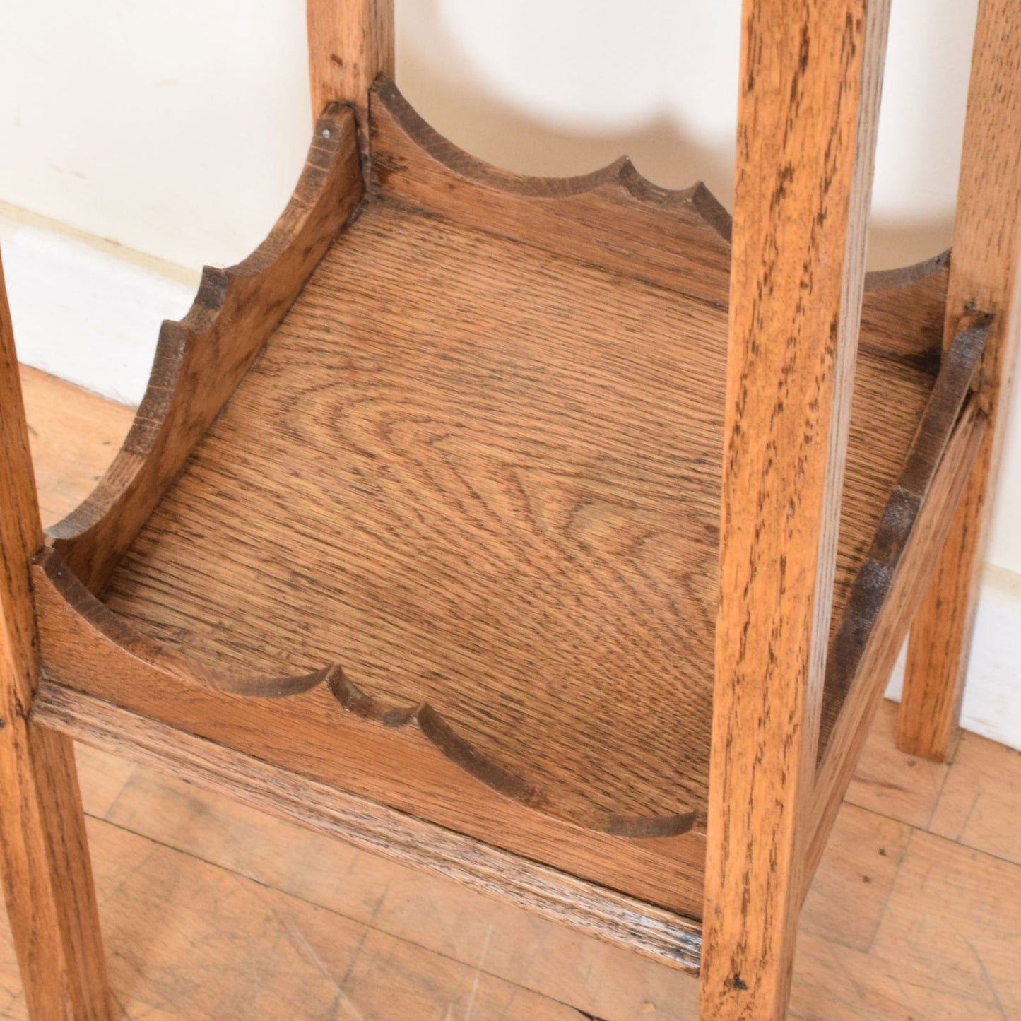 Restored Oak Plant Stand