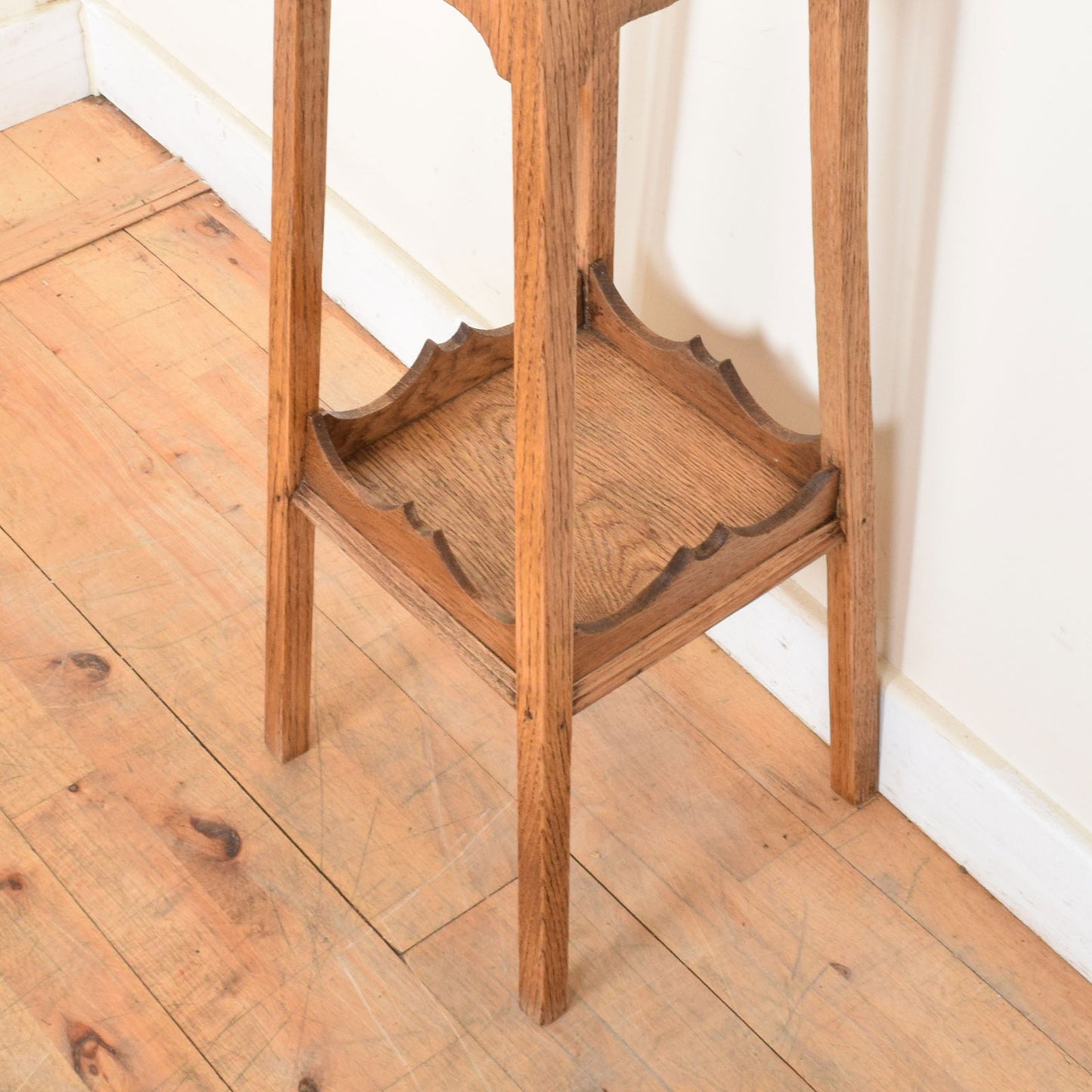 Restored Oak Plant Stand