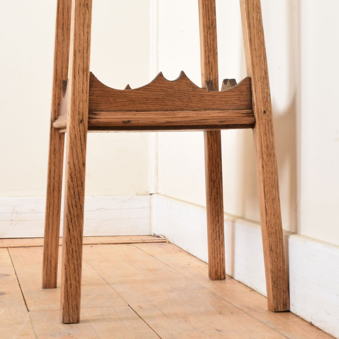 Restored Oak Plant Stand