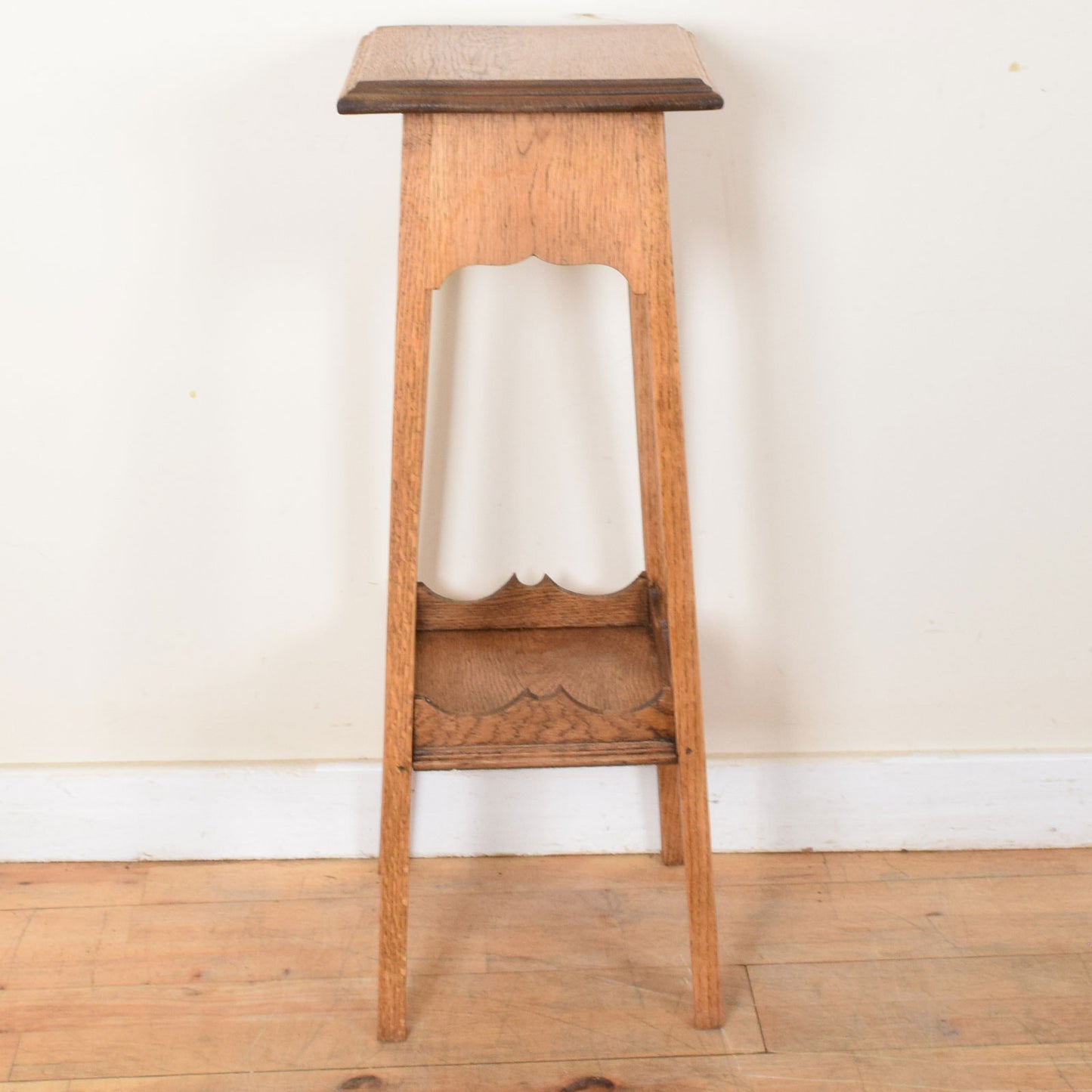 Restored Oak Plant Stand