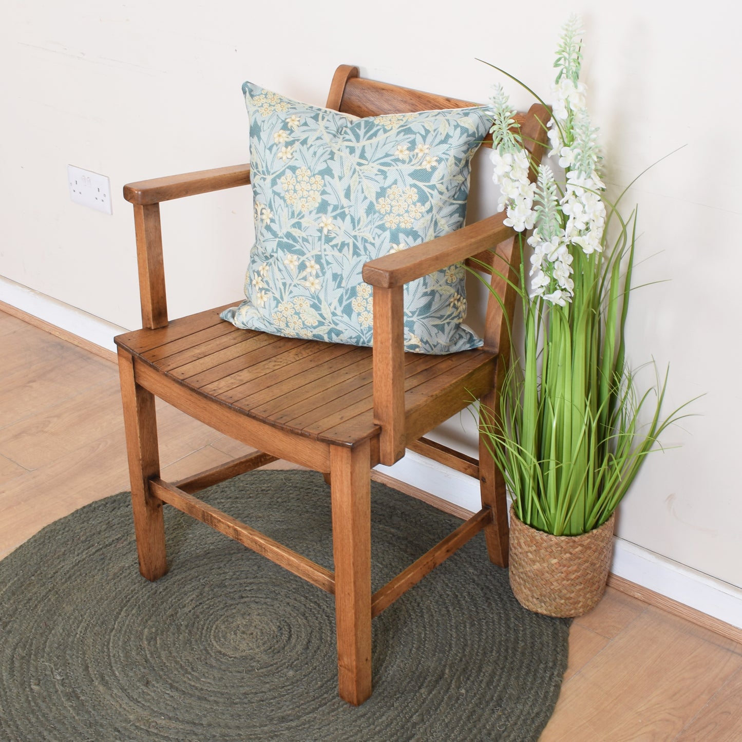 Solid Oak Chair