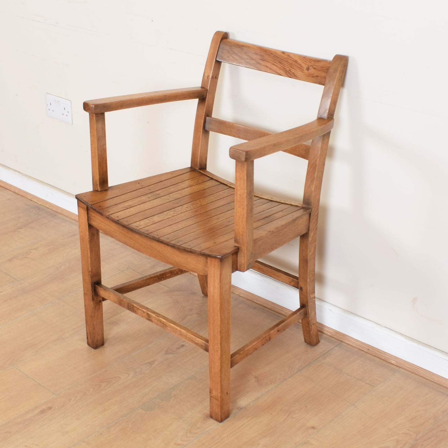 Solid Oak Chair