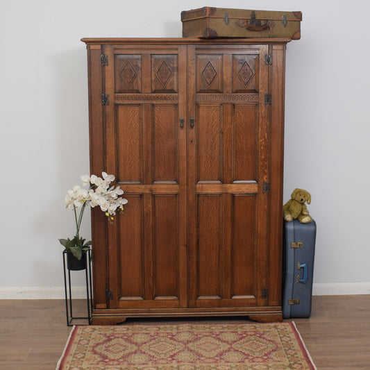 Restored Oak Wardrobe