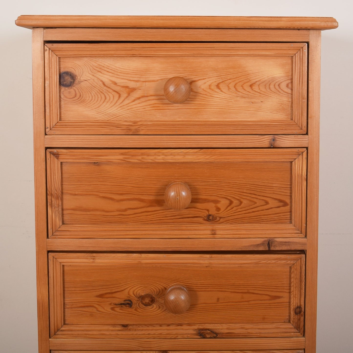Slim Pine Chest of Drawers