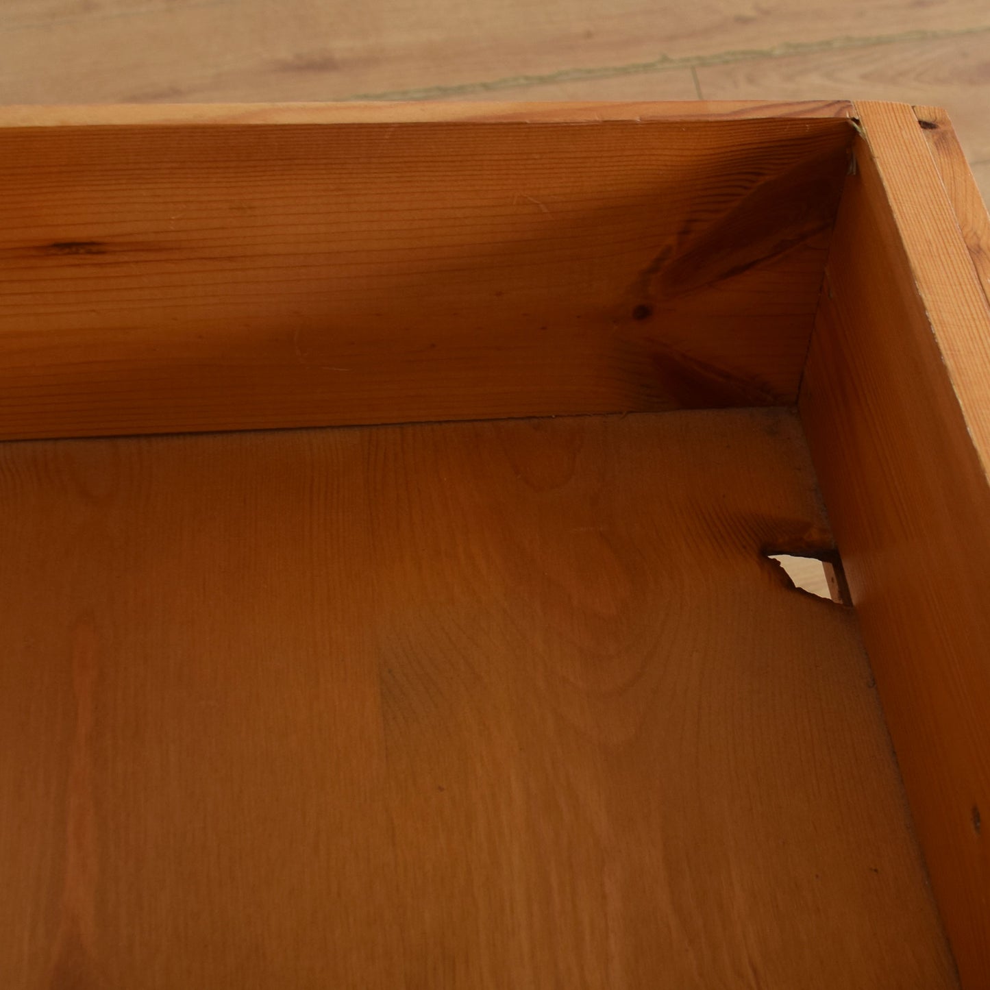 Slim Pine Chest of Drawers