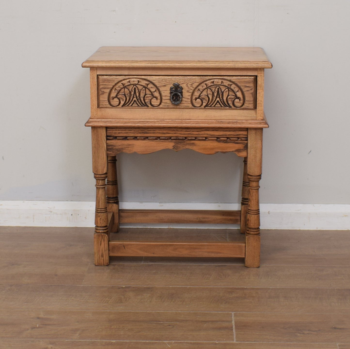 Restored Oak Hall Table