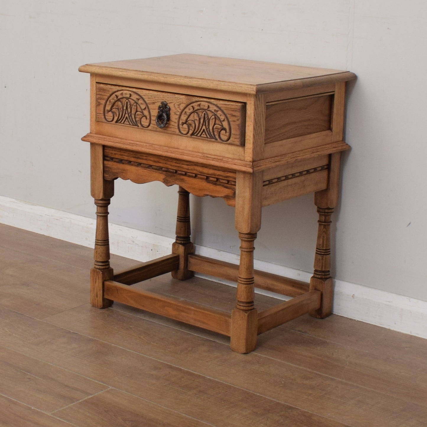 Restored Oak Hall Table