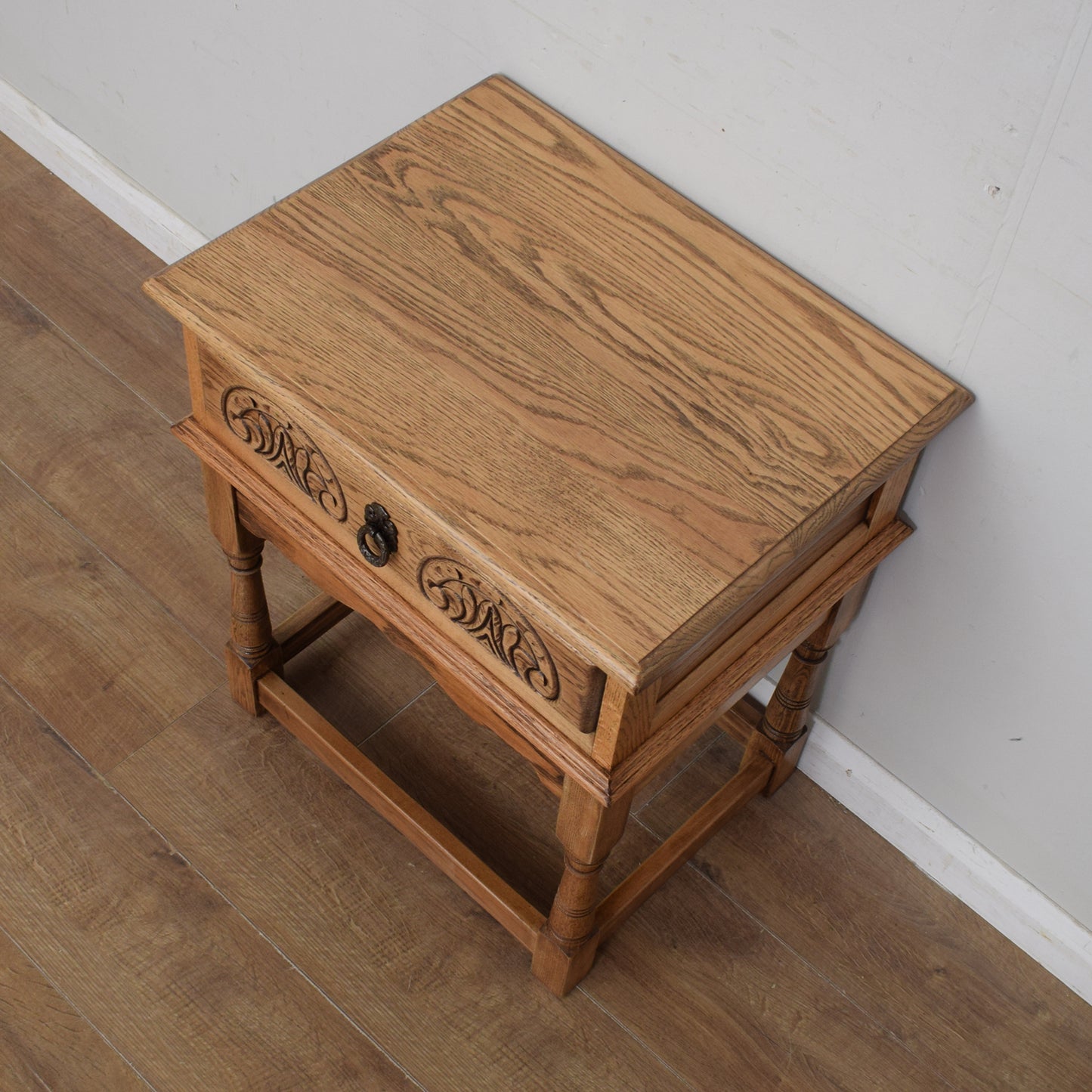 Restored Oak Hall Table