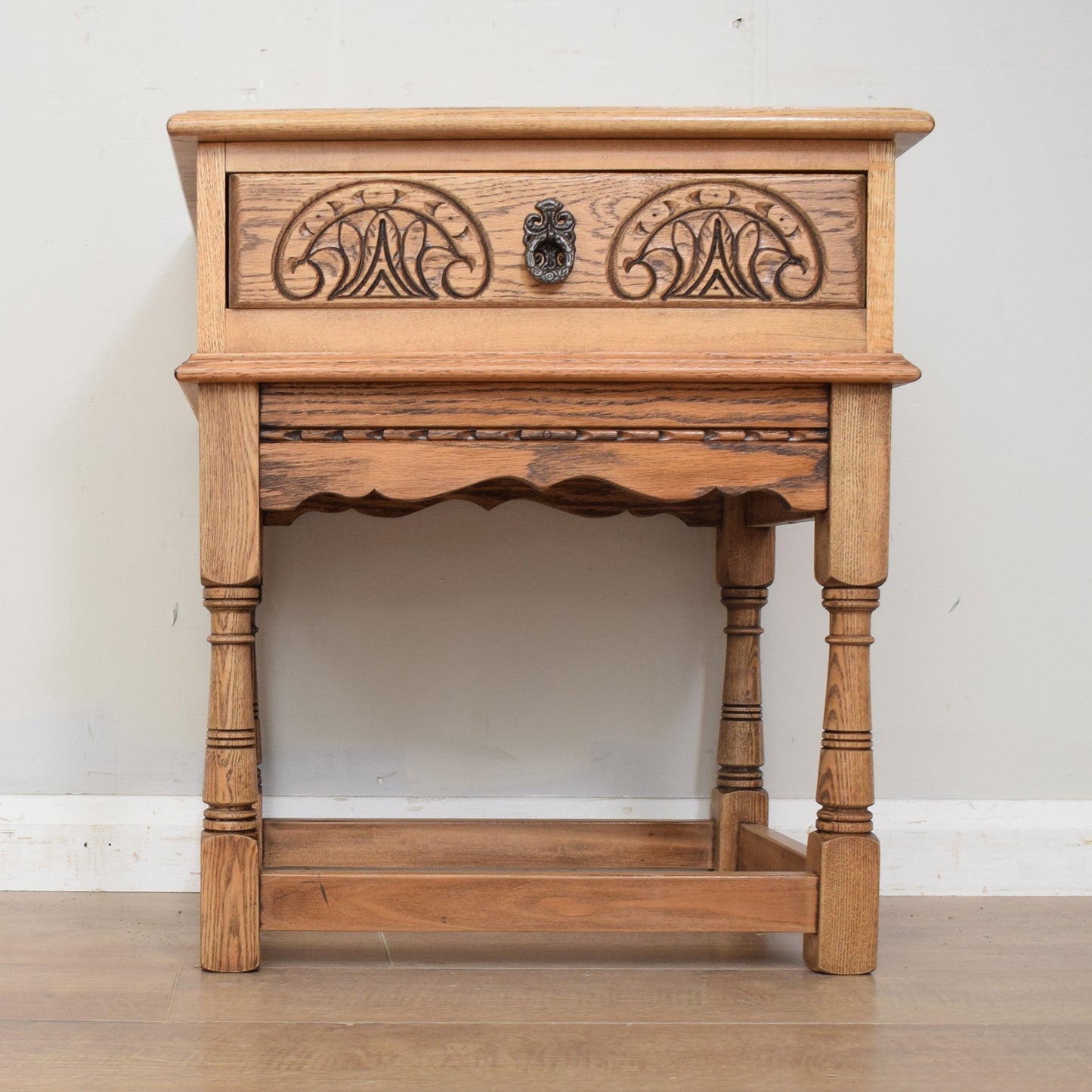 Restored Oak Hall Table