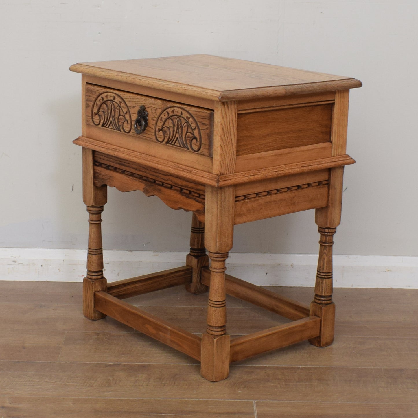 Restored Oak Hall Table