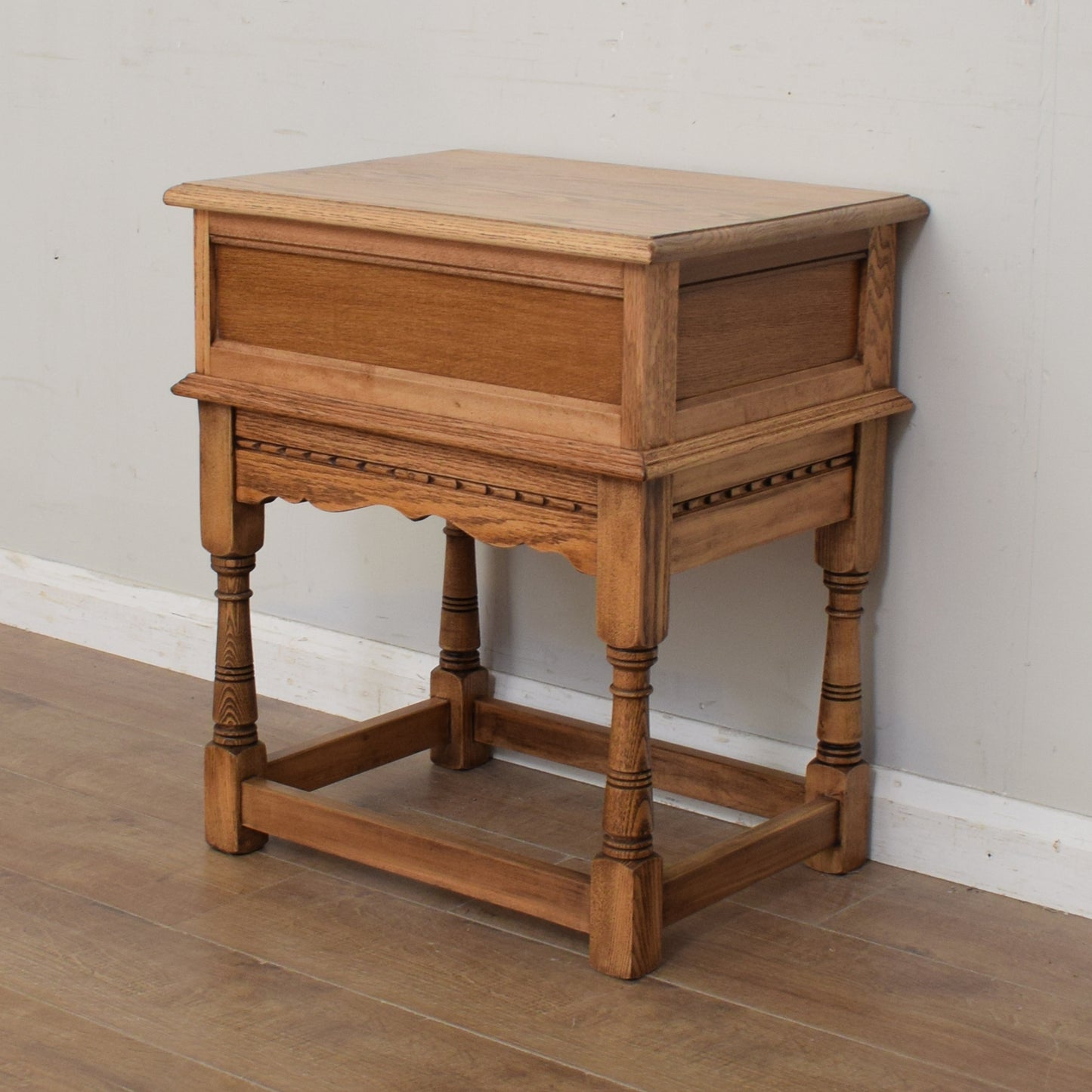 Restored Oak Hall Table