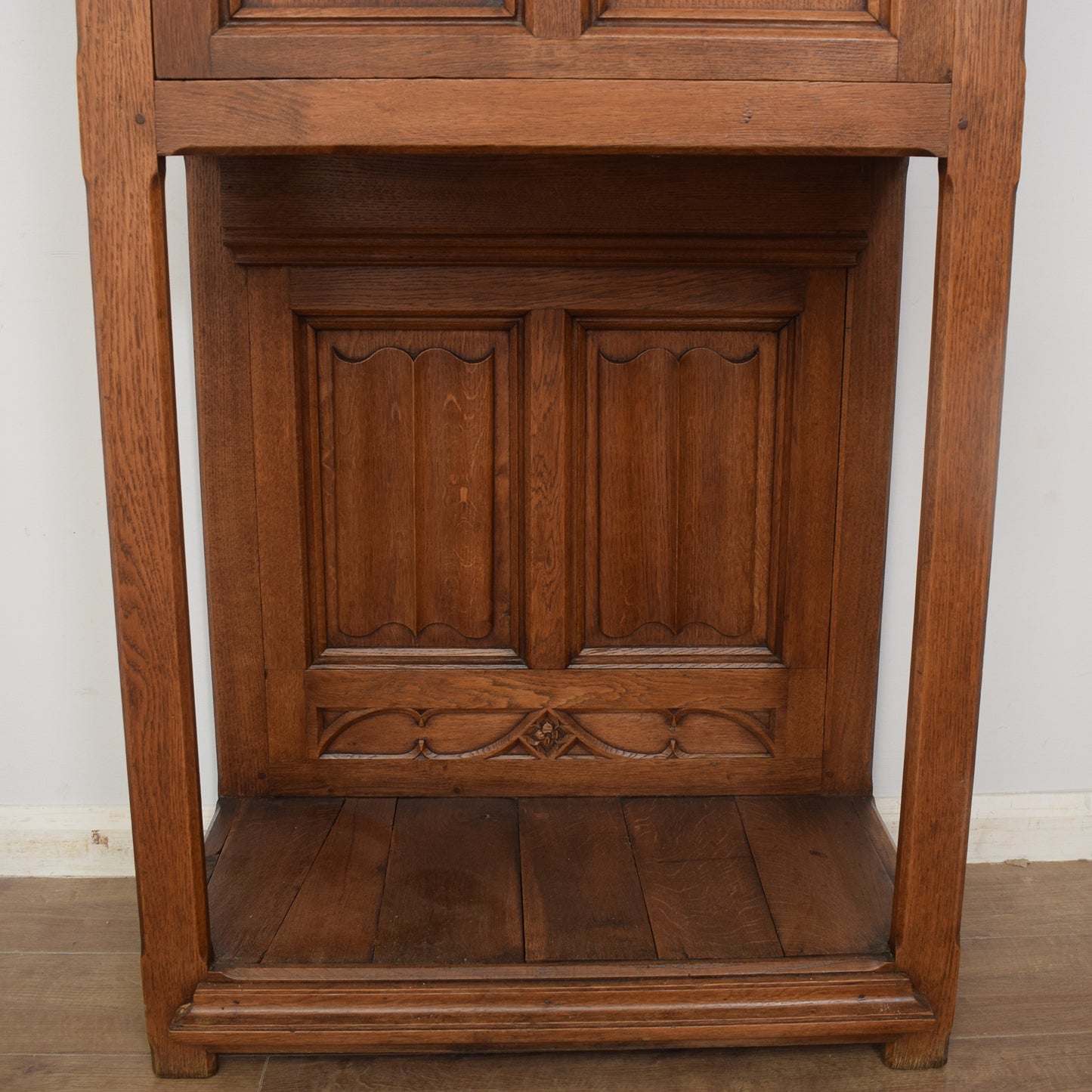 Tall Oak Storage Cabinet