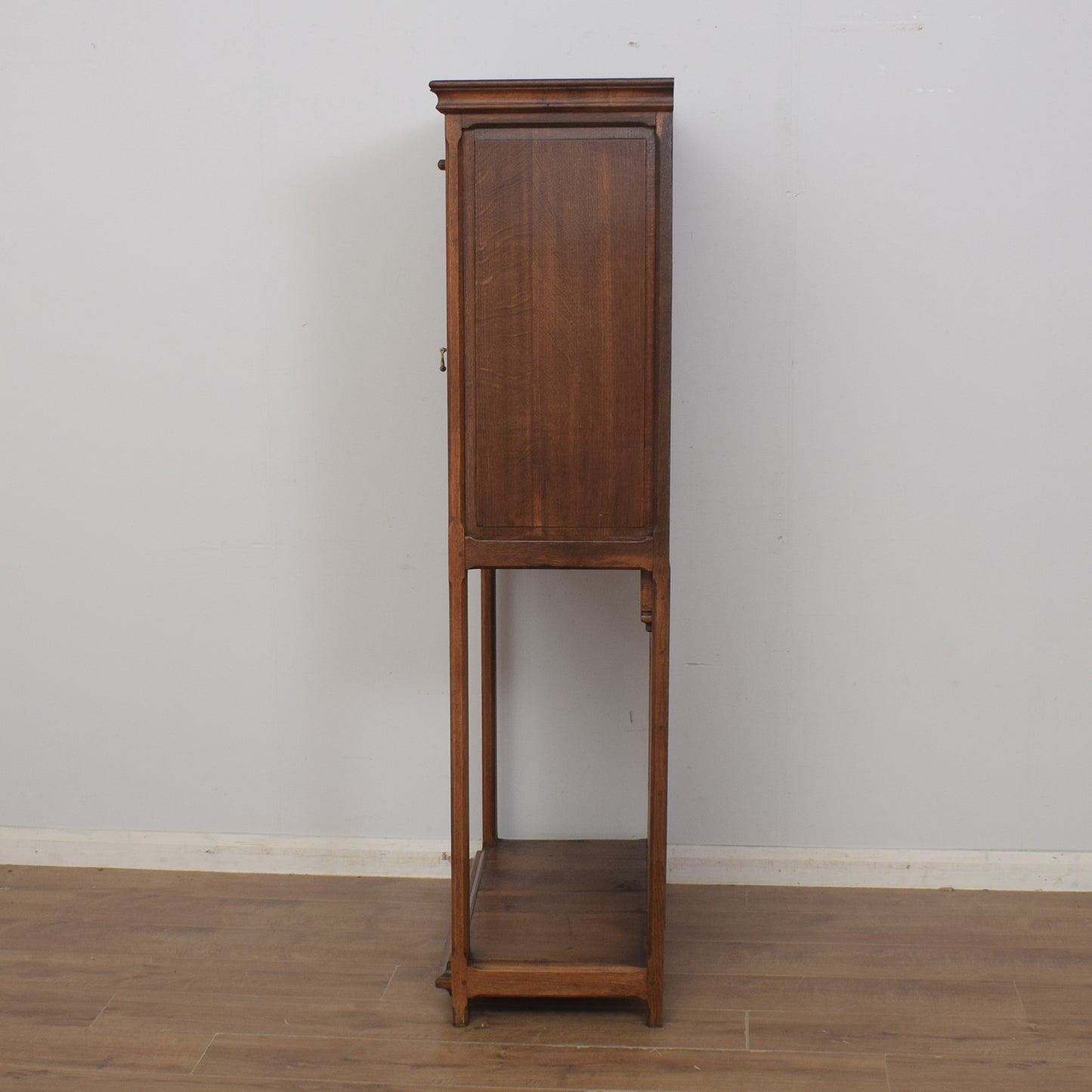 Tall Oak Storage Cabinet