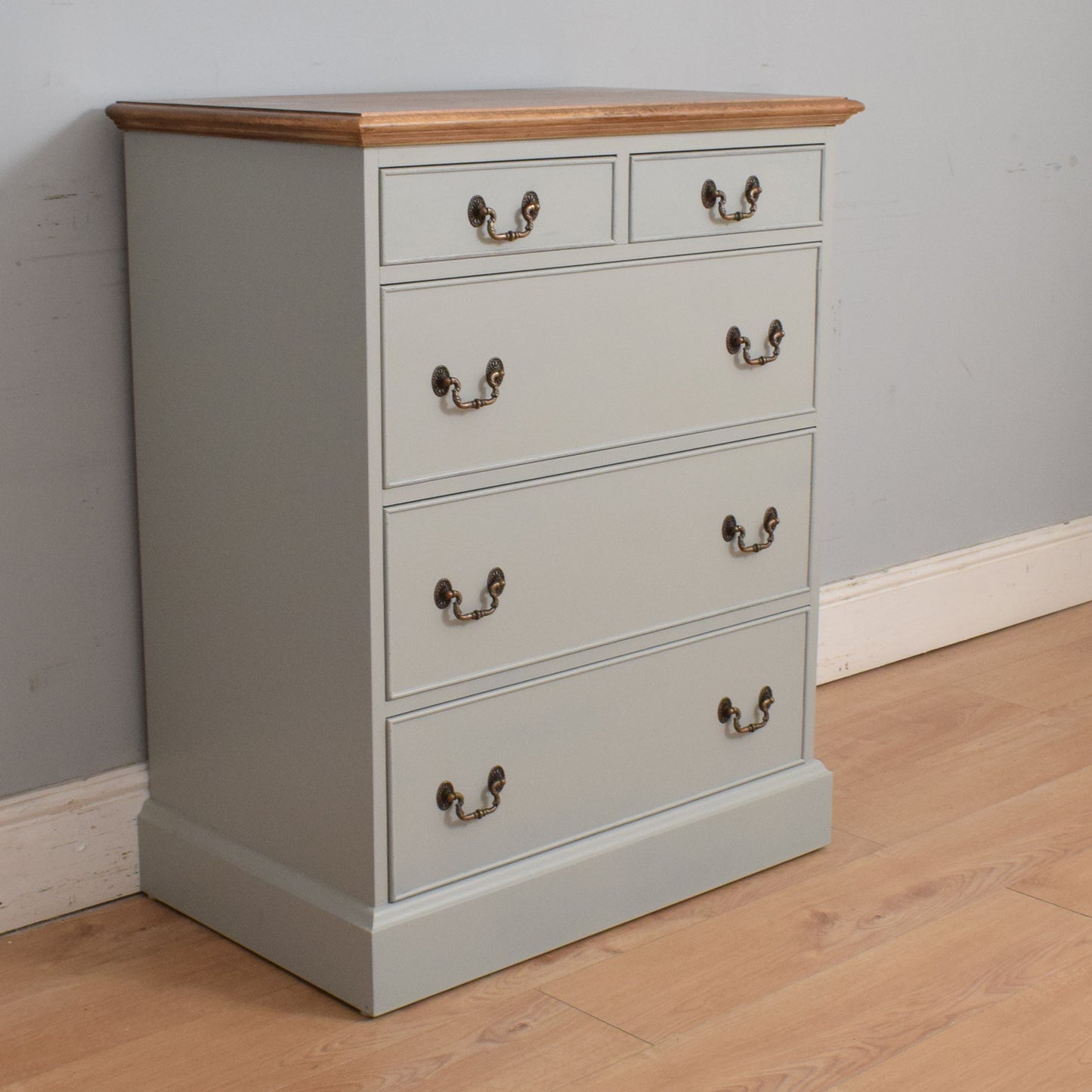 Painted Oak Chest of Drawers