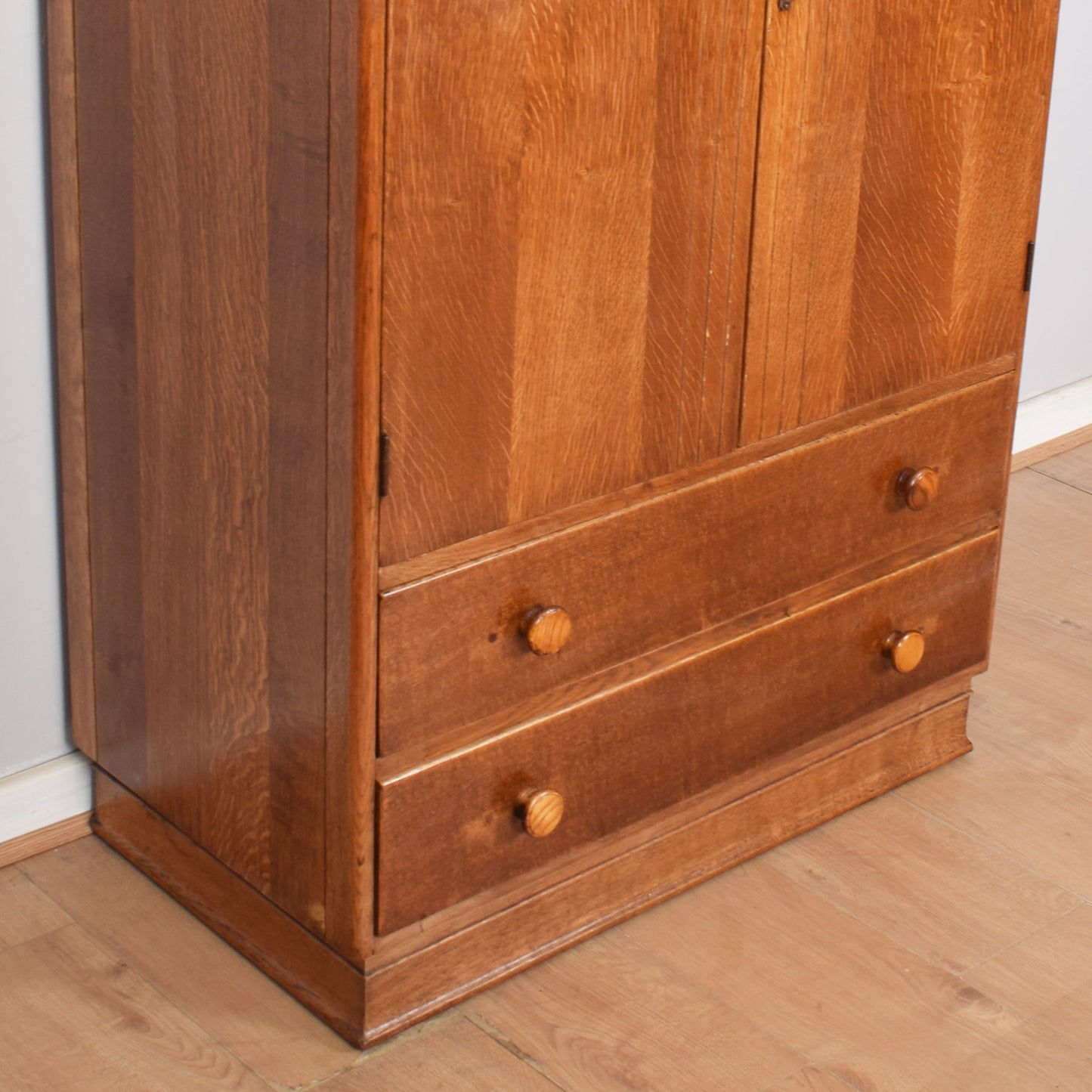 Art Deco Oak Tallboy