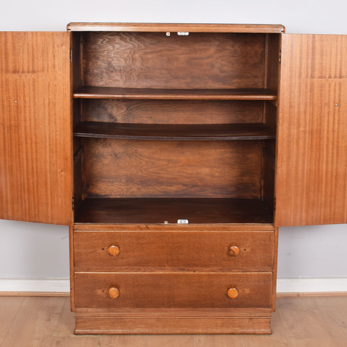 Art Deco Oak Tallboy