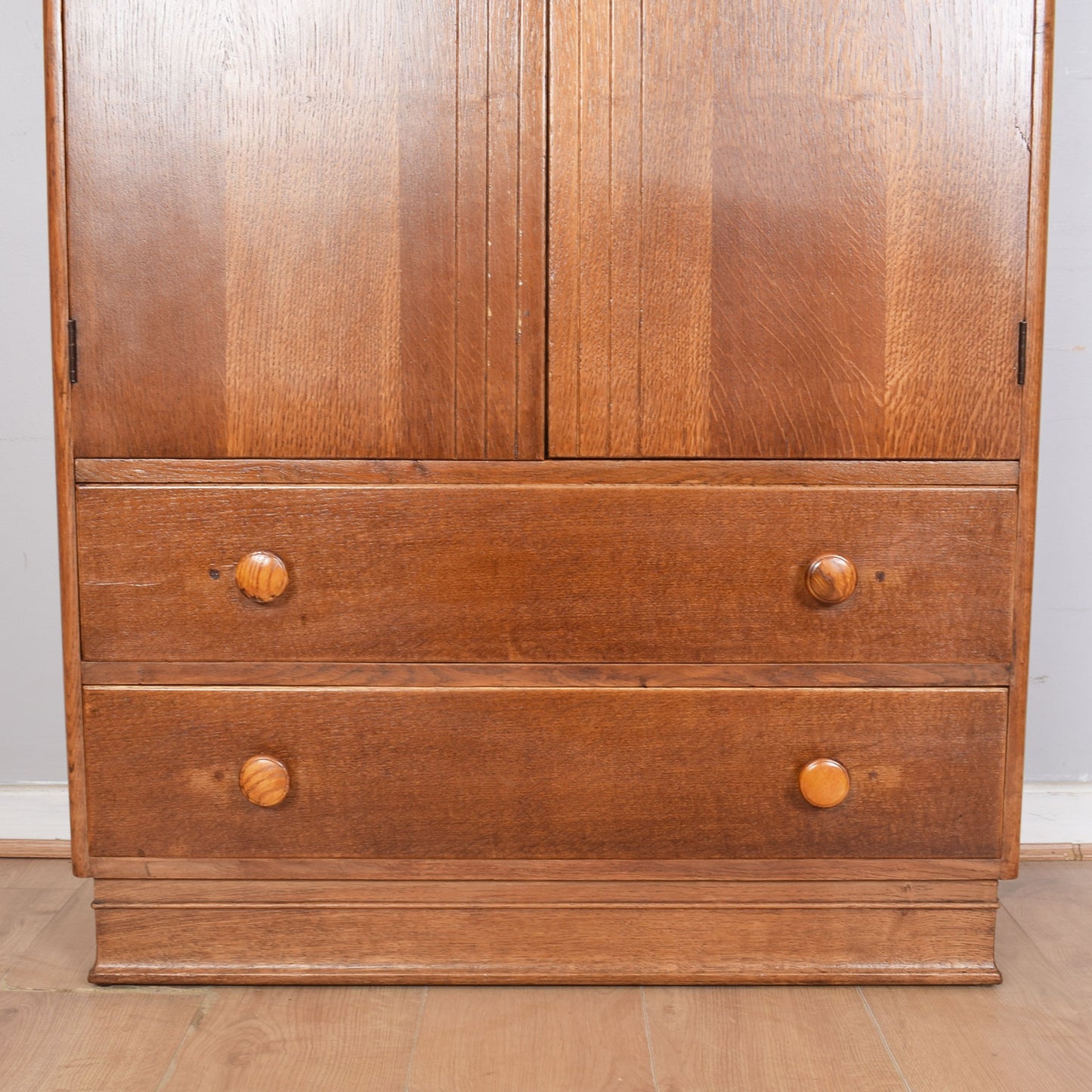 Art Deco Oak Tallboy