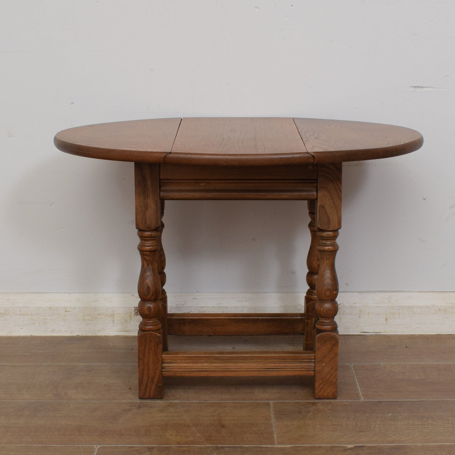 Oak Swivel-Top Table