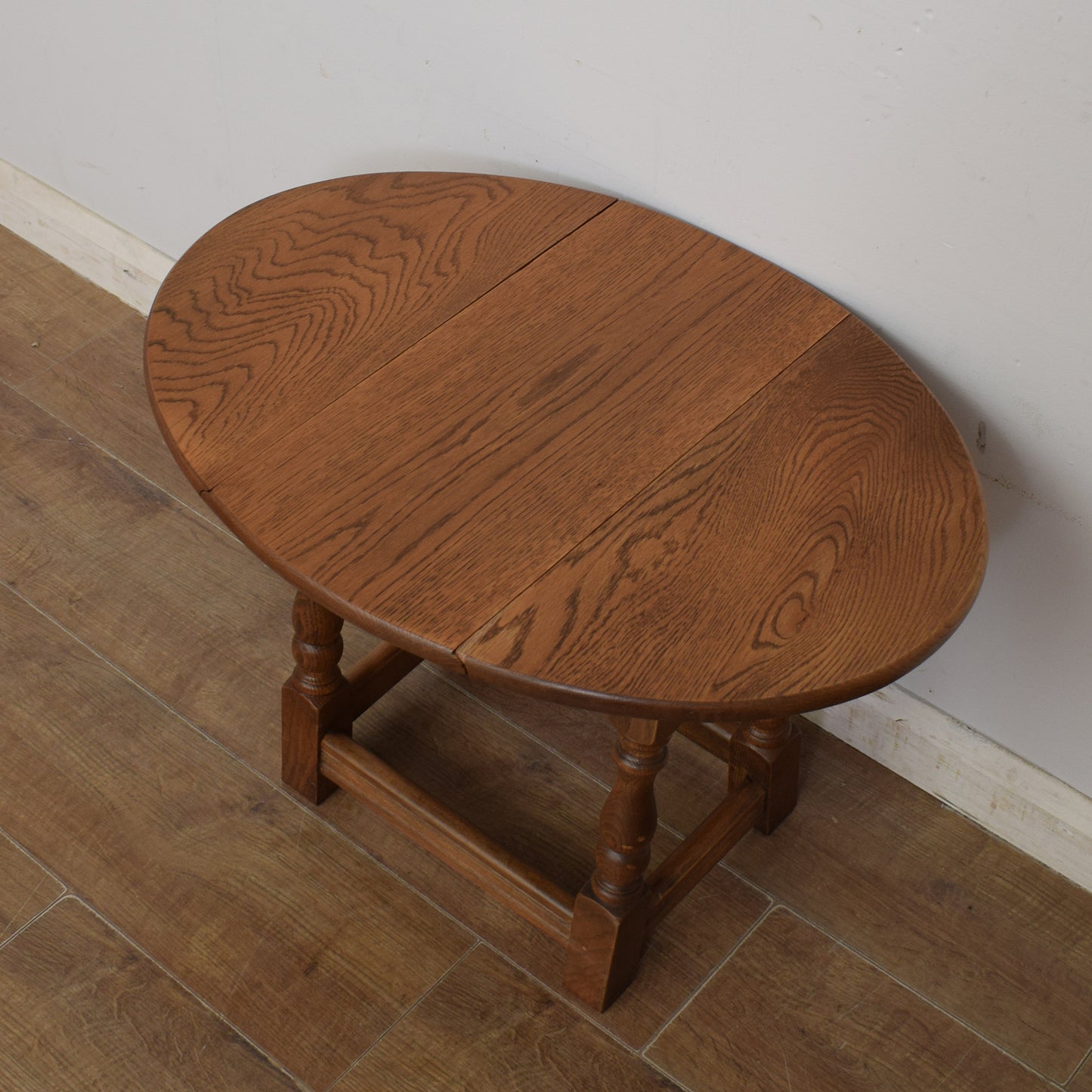 Oak Swivel-Top Table