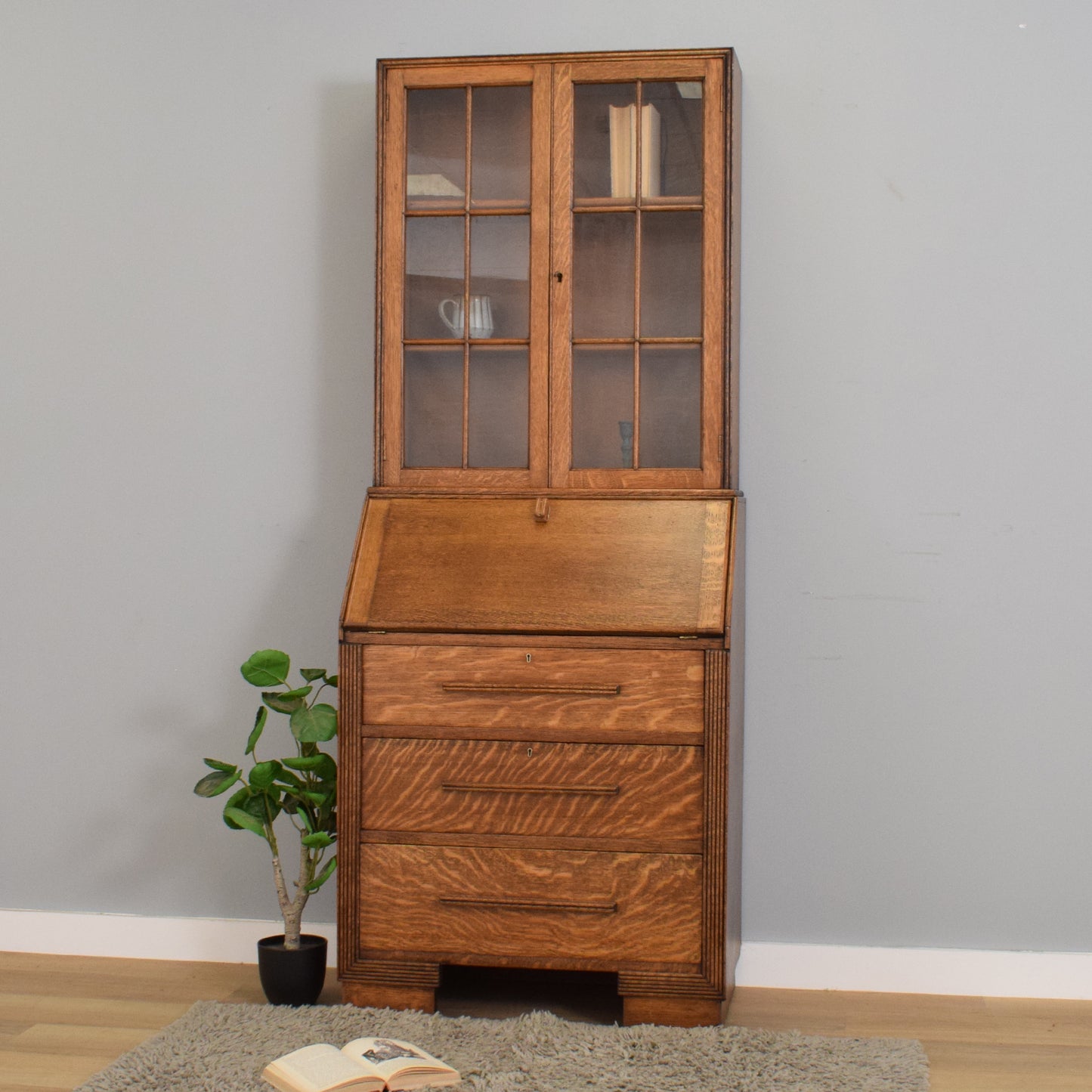 Art Deco Bureau Bookcase