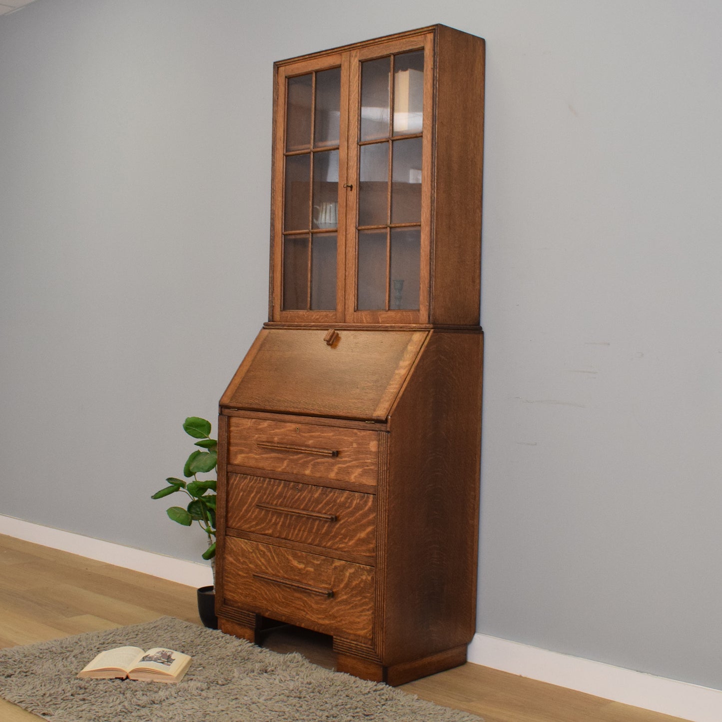 Art Deco Bureau Bookcase