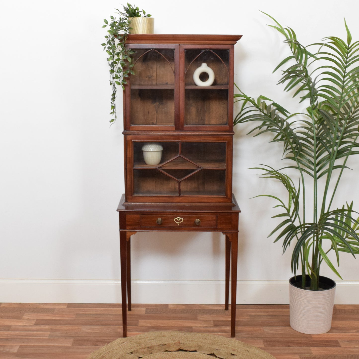 Mahogany Display Cabinet