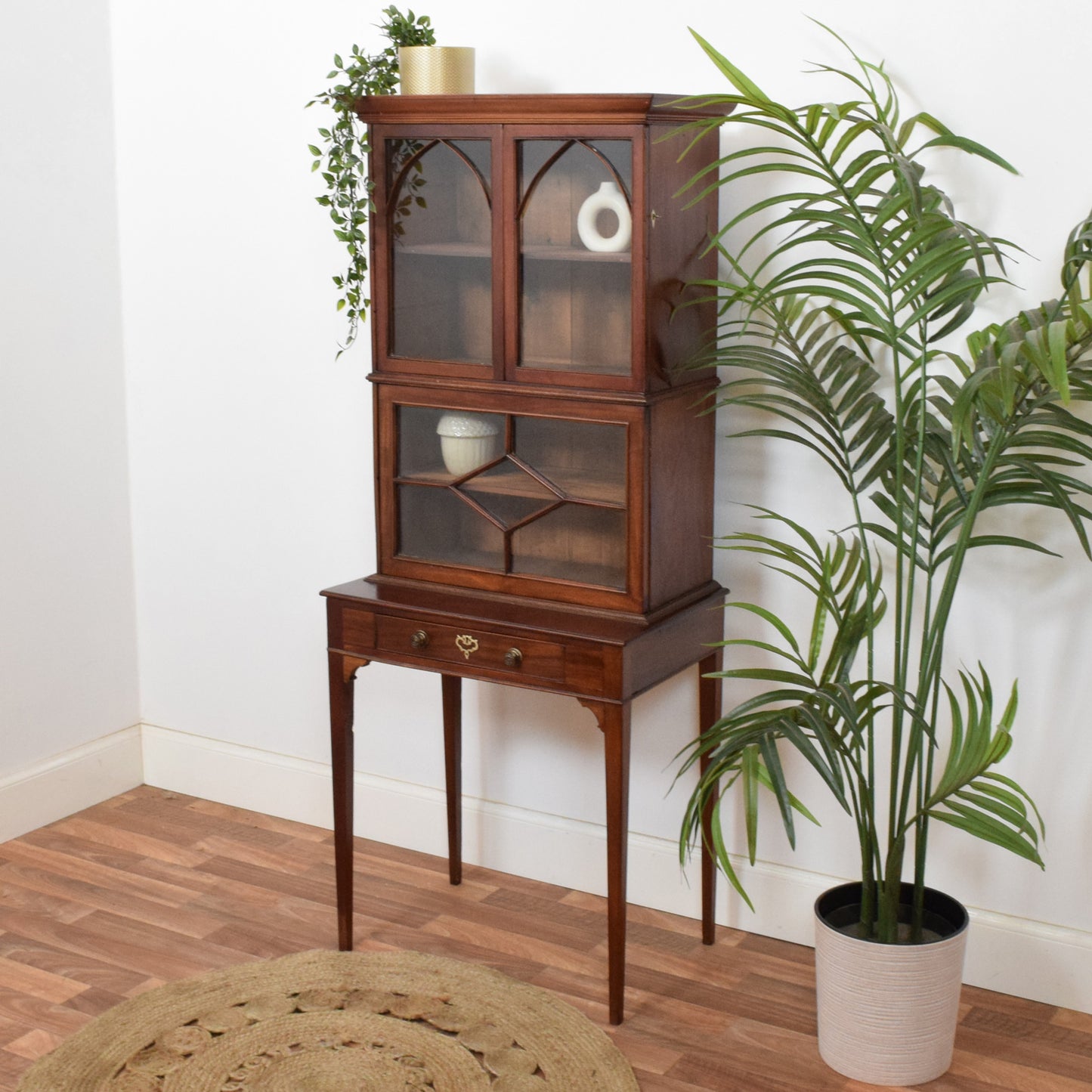 Mahogany Display Cabinet