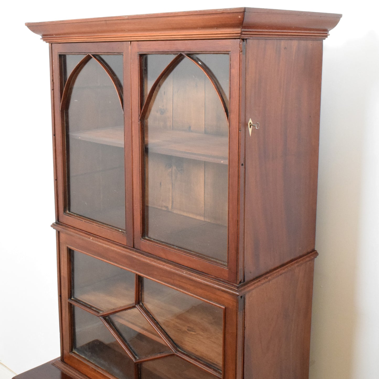 Mahogany Display Cabinet